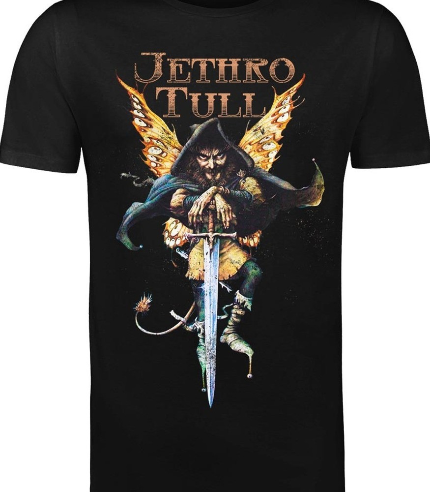 VTG Jethro Tull band black T-shirt Cotton All sizes 20D1302