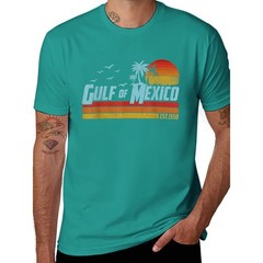 Gulf of Mexico Est 1550 Retro Vintage Beach T-Shirt