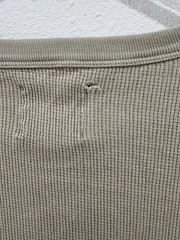 NWT Buck Mason Men’s Abbey Stone Venice Wash Vintage Thermal Surplus Tee XL Flaw
