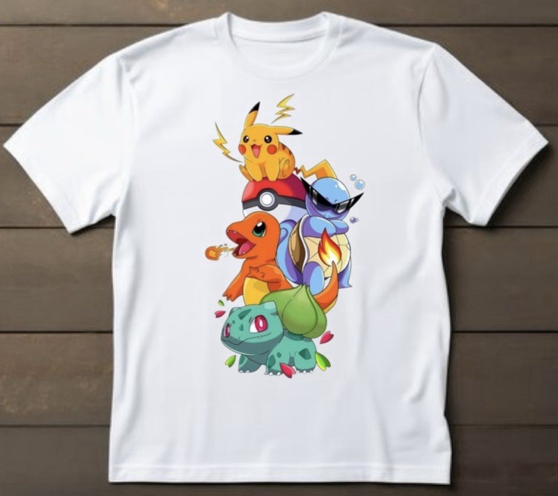 Pokemon T Shirt – Size XS S M L XL XXL