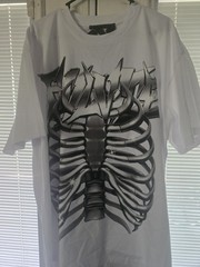 EVIL VICE “CHROME” SKELETON MEN’S SIZE XXL WHITE BNWT & BAG $90 🔥🔥🔥