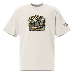 Oversized faded t-shirt (IDAHO)