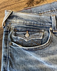 True Religion Mens Light Wash Denim Jeans 38