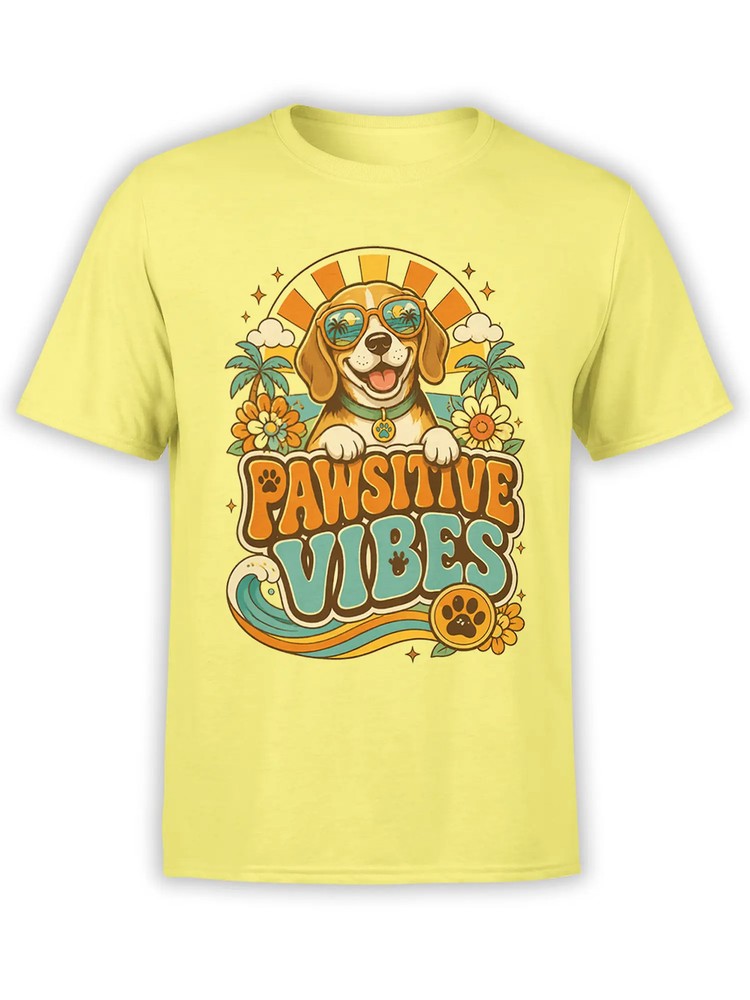 Pawsitive Vibes Dog T-Shirt | Unisex
