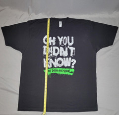 BG James Billy Gunn Shirt Mens 2XL Black Oh You Didnt Know Wrestling Graphic Tee