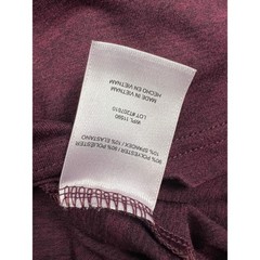 32 Degrees T-Shirt Mens Large Burgundy Cool Short Sleeve Heathered Stretch Crew
