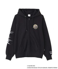 AVIREX FINAL FANTASY VII REMAKE ZIP UP HOODIE BLACK EDITION XL