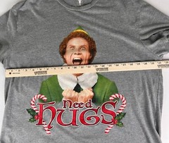 ELF Movie Buddy T Shirt “Need Hugs” Christmas Xmas Men’s Sz. XL /XG