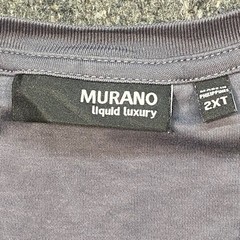 Murano Liquid Luxury TShirt Sz 2XT Mens Gray Premium Minimalist Short Sleeve Tee