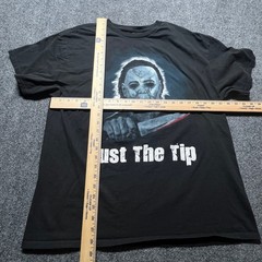 Halloween Michael Myers Just The Tip Graphic T-Shirt Mens XL Black Horror Movie
