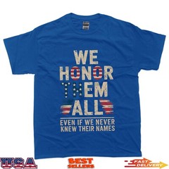 Memorial Day Honor Fallen Heroes Military Boots Dog Tags T-Shirt