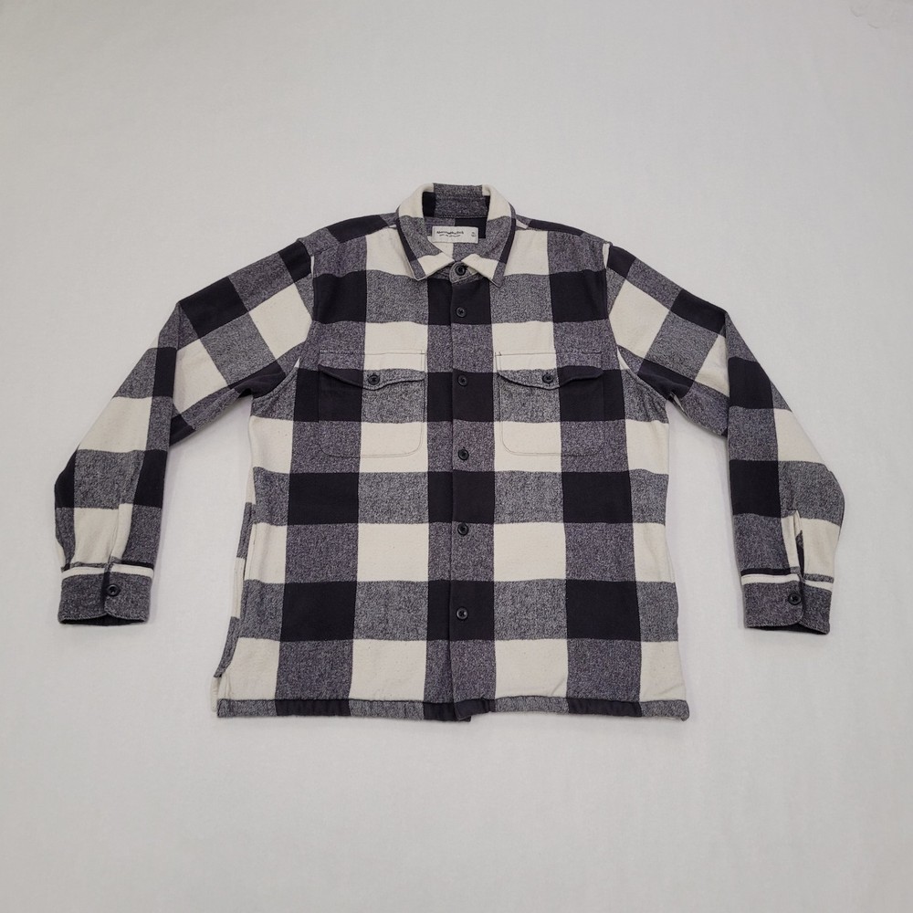 Abercrombie & Fitch Soft A&F Collection Men’s Buffalo Plaid Long Sleeve Flannel