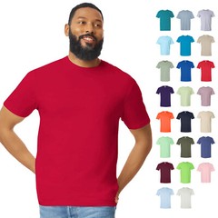 Gildan #64000-2 Softstyle T-Shirt Modern Classic Fit Short Sleeve Plain Tee