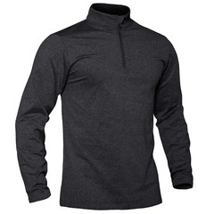 Mens Athletic Shirts Long Sleeve 1/4 Zip Lightweight Fleece Golf Active Pullover