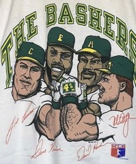 New sealed in Plastic Mark McGwire, Jose Canseco…MLB T-Shirt White L Vintage