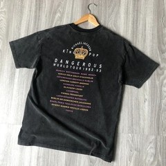 Michael Jackson Dangerous World Tour Unisex Tee S-5XL (2-SIDED)
