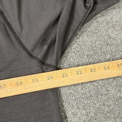 Peter Millar Aurora Shirt Mens Small Grey Performance Long Sleeve Golf UPF 50