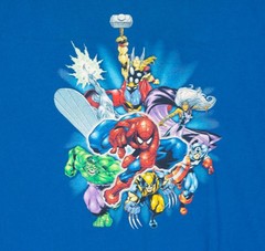 Vintage Marvel Universal Studios Islands Of Adventure T-Shirt 2XL Comic Images