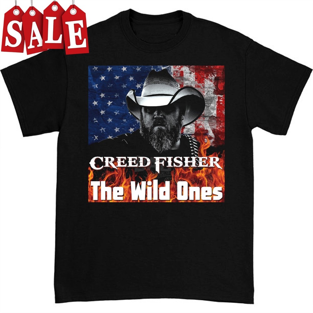 Popular Creed Fisher Singer Short Sleeve Men S-235XL Tee BL1.64