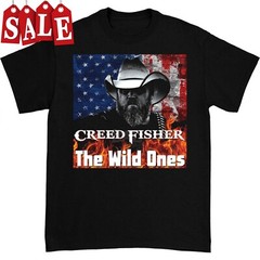 Popular Creed Fisher Singer Short Sleeve Men S-235XL Tee BL1.64