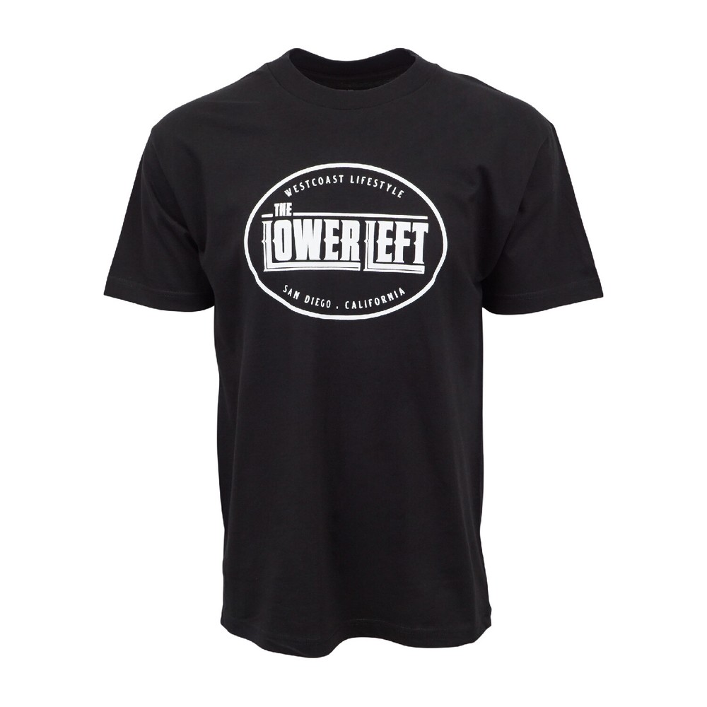 TRIBAL GEAR MENS WEST COAST THE LOWER LEFT SAN DIEGO CALIFORNIA T SHIRT