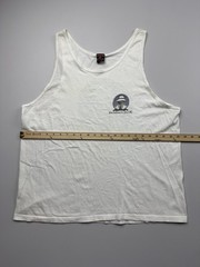 Vintage Panama Jack Shirt Mens XL White Sleeveless Tank Graphic Tee USA Beach