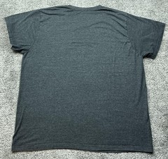 Star Wars Shirt Mens Large Charcoal Gray Yellow Logo Graphic Tee Old Navy Movie