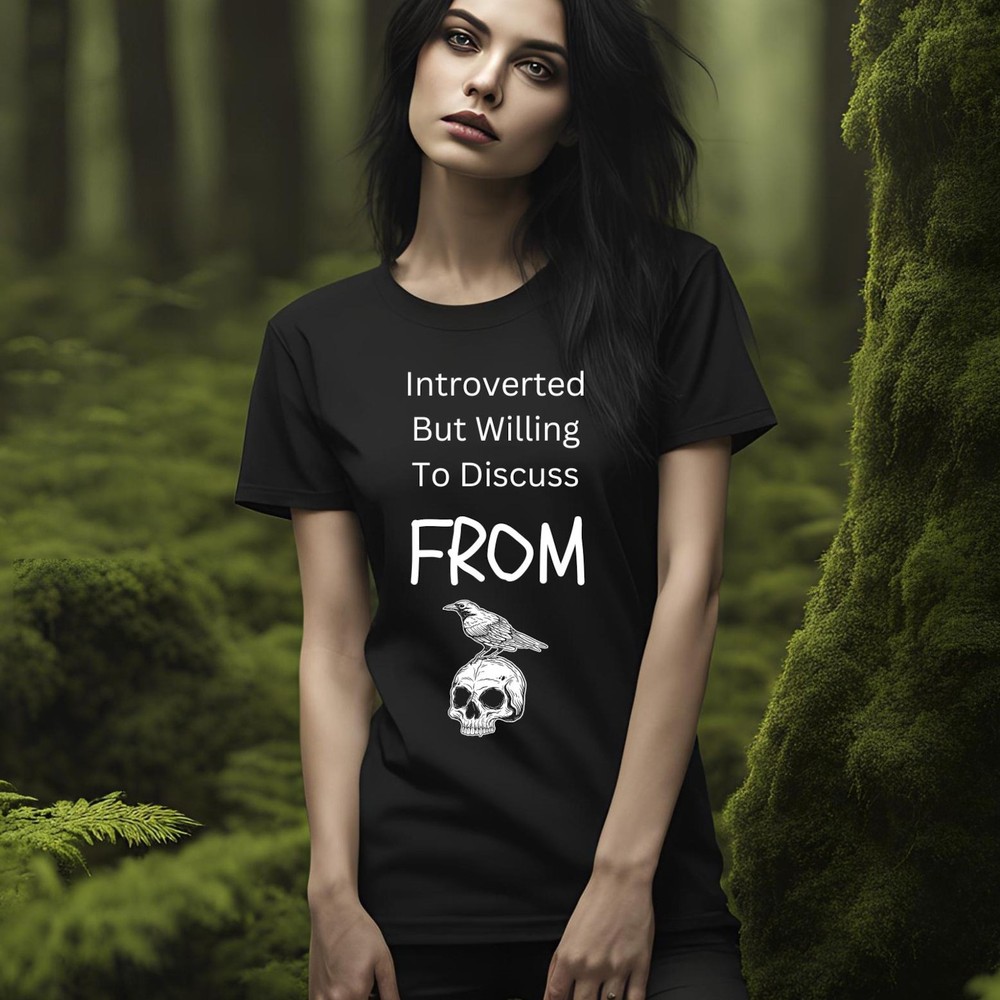 #26 FROM TV Show Fan Unisex Tee, Introverted but willing to discuss FROM, Cotton