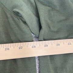 LL Bean Henley Shirt Mens XXXL Merino Wool Blend Slightly Fitted Olive Green 3XL