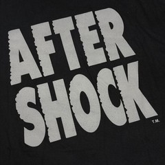 Vintage Aftershock T-Shirt XL Black Murina USA Single Stitch Liquor Promo Tee
