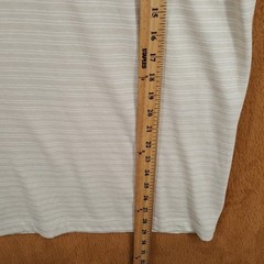 VINCE Shirt Mens Large Tan Stripe Pullover Crew Short Sleeve T-Shirt Tee $148