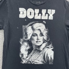Dolly Parton T-Shirt Large Western Country Music Graphic Y2K Tee 90s Cowgirl