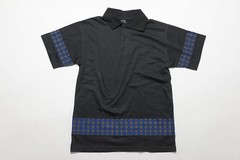 NUMBER NINE (N)INE Black Tribal Polo SHIRT Tee size 1 Small S Rare