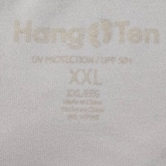 Hang Ten White Short Sleeve Polyester SPandex T-Shirt Men’s 2XL