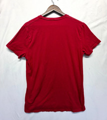 Hollister Must Have Collection T Shirt Mens Medium Red Cotton Embroidered Logo