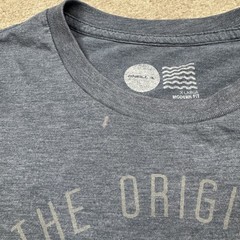 O’neill Mens Shirt Size XL Gray Short Sleeve Crew Neck Graphic Tee Casual Surfer