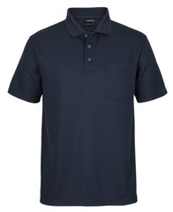 Jb’s wear Podium Textured Waffle Pocket Polo With Cool Moisture Wicking Fabric