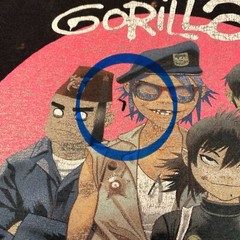 Gorillas Graphic Print Shirt Mens Small Band Hip Hop Tee Black Music Distressed