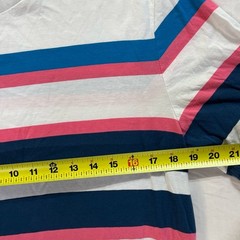 Tommy Hilfiger Multi-Color Horizontal Striped Crewneck T-Shirt