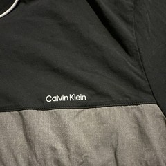 Calvin Klein Men’s Colorblock Crew Neck Logo T-Shirt Short Sleeve XXL Black/Gray