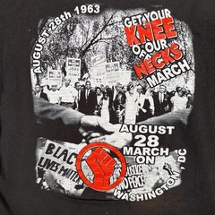 A1 The Commitment March BLM Knee Of Our Necks T Shir Adult XL Black Mens