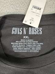 Guns N Roses Shirt Mens 2XL Black Athletic Fit Band Tee Classic Rock Music New