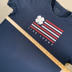Black Clover Shirt Mens 2XL Live Lucky Clover Patriotic Foxworth Graphic Tee