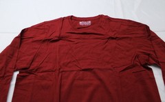 MTailor Men’s Long Sleeve Crew Neck T-Shirt AP2 Red Size: See Description