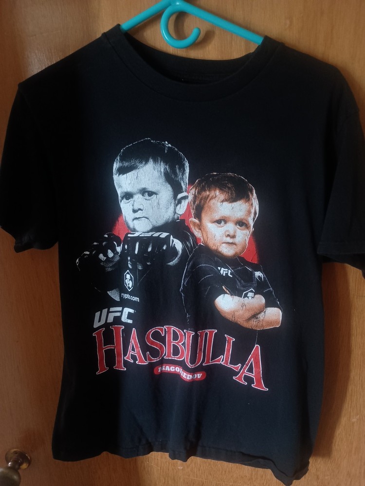 Official UFC Hasbulla Magomedov Black T-Shirt Medium