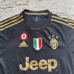 Adidas Juventus Jeep Jersey Black Men’s Small Climacool Soccer Football Gold MLS