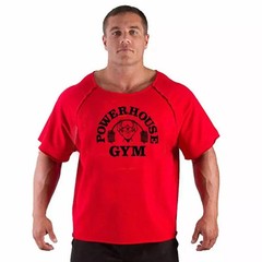 Men’s T Shirts Fitness Men Bodybuilding Shirt Batwing Sleeve Rag Shirt Gym