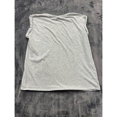 Cotton On T Bar Muscle Tee Mens Large Gray Tribal Geometric Graphic Tank Top