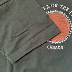 Vintage Fruit Of The Loom Mens L Green T-Shirt Niagara Falls On The Lake Canada