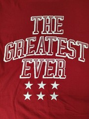 Air Jordan T Shirt ‘THE GREATEST EVER’ Mens Size Medium Red See Photos